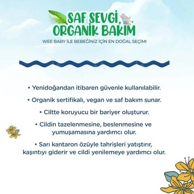 Wee Baby Organik Sertifikalı Pişik Kremi 75 ml