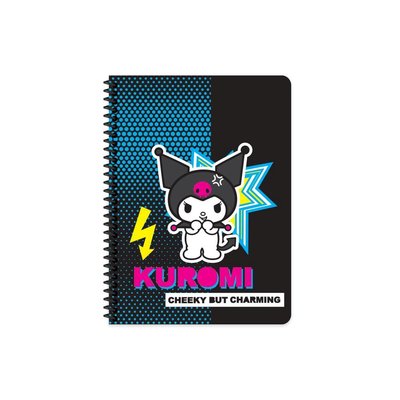 Kuromi 165225 80 Yaprak Spiralli Karton Kapak Defter