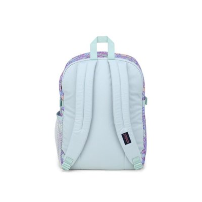 Jansport Main Campus Fluid Floral Pastel Lilac Sirt Çantası