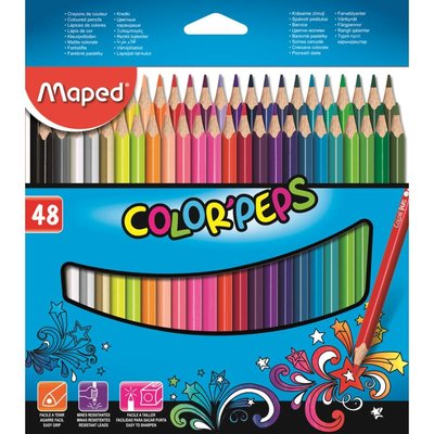 Maped Color'Peps Kuru Boya 48'Li Kutu