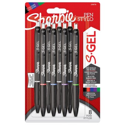Sharpie Gel Jel mürekkepli kalem 0.7 mm 8li Bls