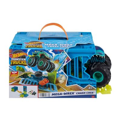 Hot Wheels Monster Trucks 1:24 Mega Wrex'in Çarpışma Kafesi HNC29