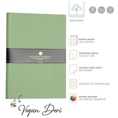 VJ Smyth Classic Esnek Kapak Defter Yeşil