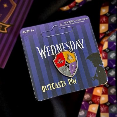 Wednesday Outcasts Pin