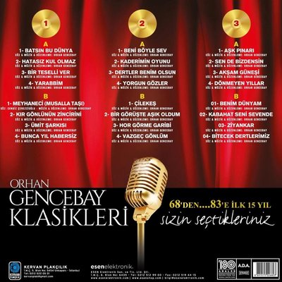 Orhan Gencebay - Klasikleri Vol. 1 Plak