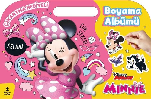 Disney Junior Minnie - Çıkartma Hediyeli Boyama Albümü