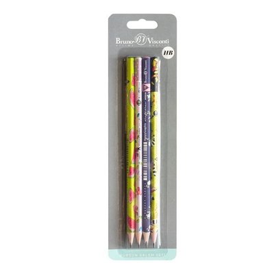 BV Kurşun Kalem Happy Graphix  4 lü Set 5