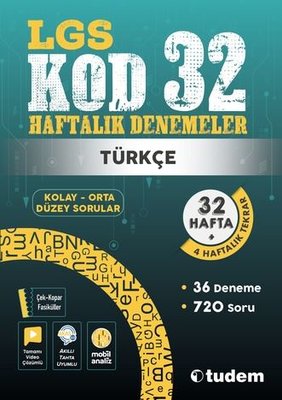 LGS Türkçe Kod 32 - Haftalık Denemeler