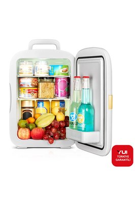 Yui K22 Dokunmatik Led Ekranlı Kozmetik Gıda Araç Ve Ev Tipi 20 Litre Taşınabilir Mini Buzdolabı
