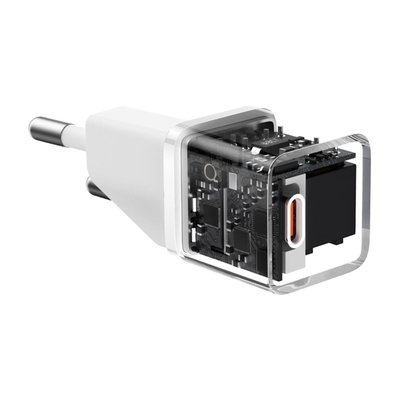 Baseus GaN5 Mini 1C 20W Şarj Cihazı Beyaz