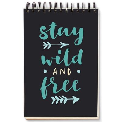 Mymia Art Stay Wild & Free Spiralli Bloknot