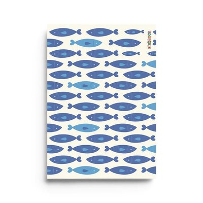 Ninobook Big Fishes Renkli Butik Defter