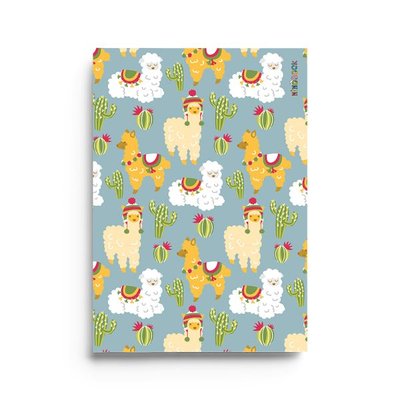 Ninobook Big Lamas Renkli Butik Defter