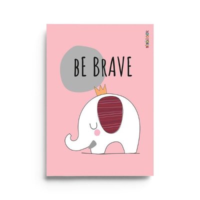 Ninobook Big Brave Elephant Renkli Butik Defter