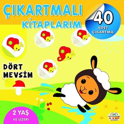 Çıkartmalı Kitaplarım - Dört Mevsim + 2 Yaş ve  Üzeri