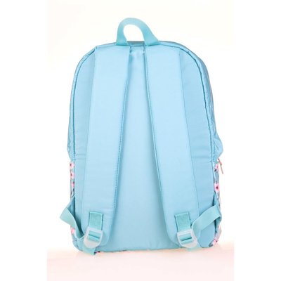 Kaukko Soft Floral Sırt Çantası (Blue)