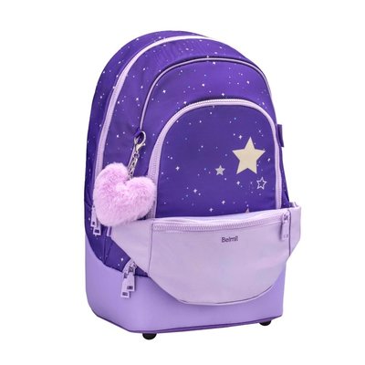 Belmil Purple Chic 2 in 1 Ortopedik Okul Çantası 338-84/P/1