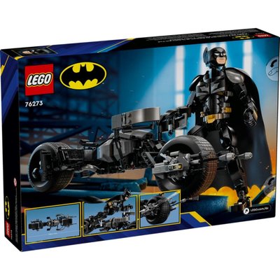 Lego Batman Batman İnşaat Figürü ve Yarasa Pod Bisikleti 76273