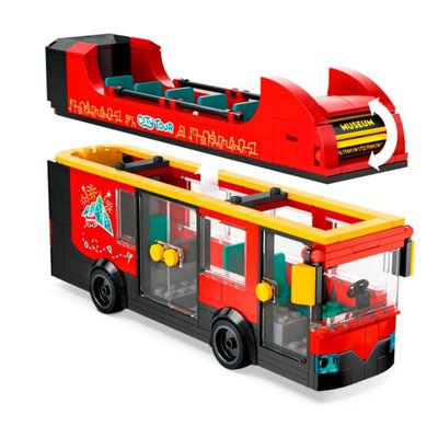 Lego City Kırmızı Çift Katlı Gezi Otobüsü 60407