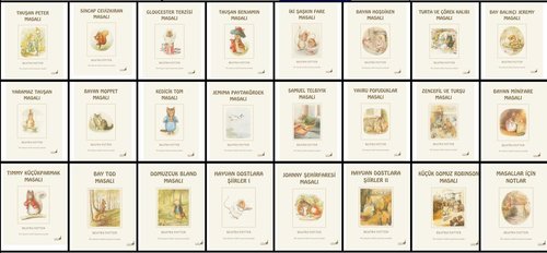 Beatrix Potter Masalları Seti - 24 Kitap Takım