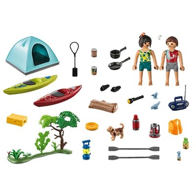 Playmobil Kamp Ateşi ile Kamp Yapmak