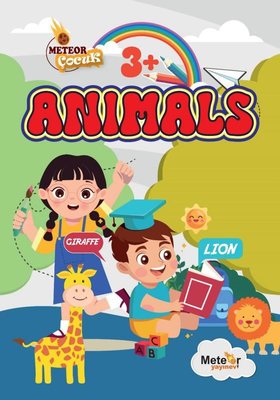 Animals Hayvanlar Türkçe - İngilizce Boyama Kitabı 3+Yaş