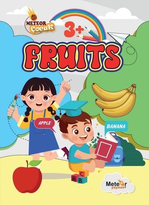 Fruits Meyveler Türkçe - İngilizce Boyama Kitabı 3+ Yaş