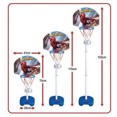 Dede Spiderman Büyük Ayaklı Basketbol Set