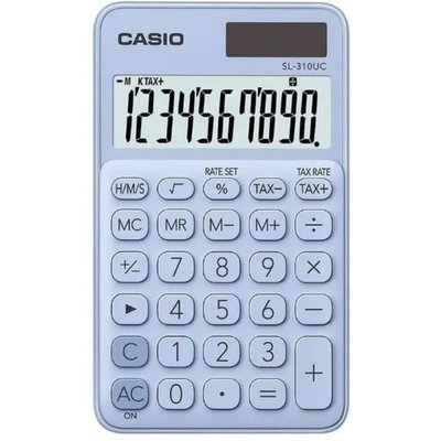 Casio SL-310UC-LB Cep Tipi 10 Hane Açık Mavi Hesap Makinesi