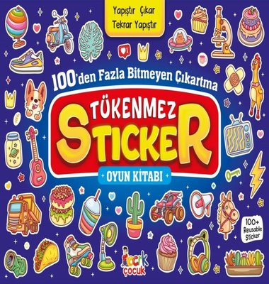 Tükenmez Sticker Oyun Kitabı - 100'den Fazla Bitmeyen Çıkartma