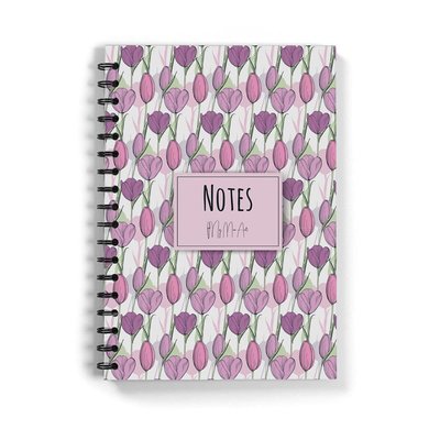 Mymia Art Tulip-Midi Spiralli Sert Kapak Defter