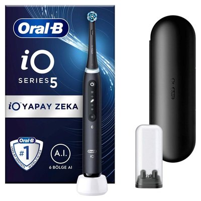 Oral-B iO 5 Şarjlı Diş Fırçası - Mat Siyah