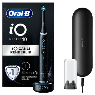 Oral-B iO 10 Şarjlı Diş Fırçası - Kozmik Siyah