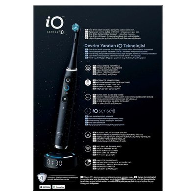 Oral-B iO 10 Şarjlı Diş Fırçası - Kozmik Siyah