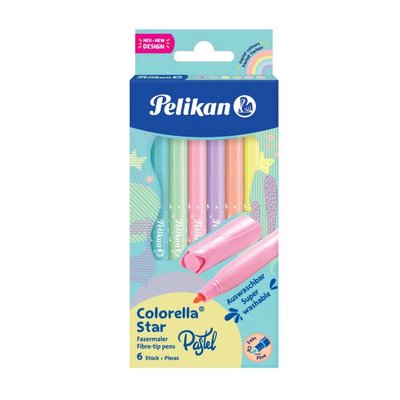 Pelikan Colorella Pastel 6lı Keçeli Kalem 