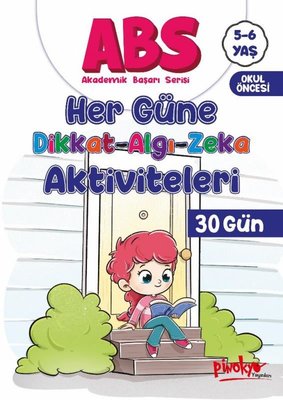 5 - 6 Yaş ABS - Her Güne Dikkat Algı Zeka Aktiviteleri 30 Gün