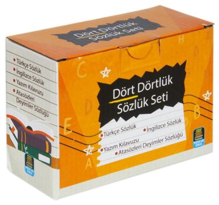 Dört Dörtlük Sözlük Seti - 4 Kitap Takım - Kutulu