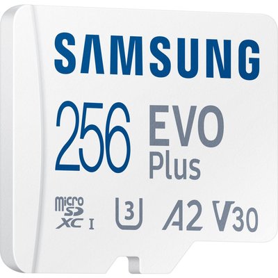 Samsung Evo Plus MB-MC256SA Class 10 UHS-I U3 A2 V30 256 GB Micro SD Kart