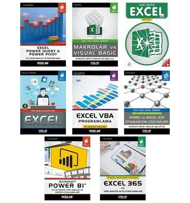 Mega Excel Eğitim Seti - 8 Kitap Takım