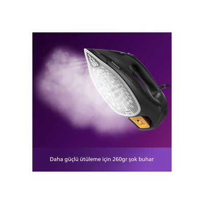 Philips Azur DST7511/80 7500 Serisi Siyah 3200 W Buharlı Ütü