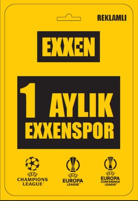 1 Aylık Spor Reklamlı