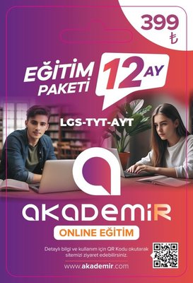 Online Eğitim Sistemi 12 AylıkPaket