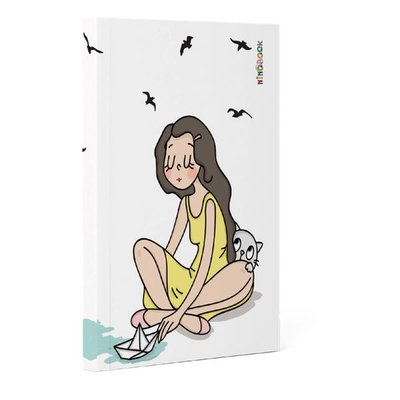 Ninobook Renkli Yüzler Gemici Renkli Butik Defter