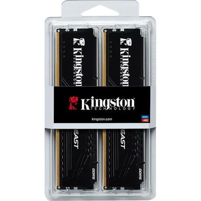 KINGSTON 16GB 6000MT/s DDR5 CL36 DIMM (Kit of 2) Beast Black EXPO Turkey KF560C36BBEK2-16TR - RAM