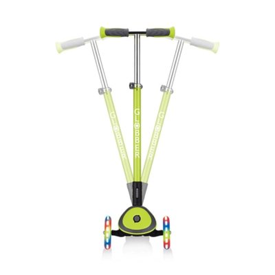 Globber Elite Deluxe Işıklı Scoot Yeşil