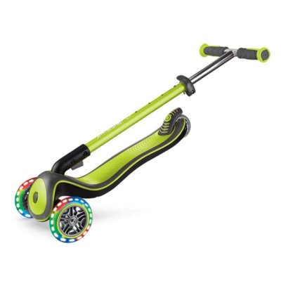 Globber Elite Deluxe Işıklı Scoot Yeşil