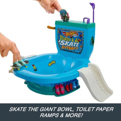 Hot Wheels Skate Fingerboard Toilet Bowl Skate Set HXL16