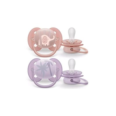 Philips Avent Ultra Soft Yumuşak 2li Emzik 0-6 Ay Kız