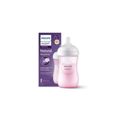 Philips Natural Response PP Pembe Biberon 1+ Ay 260 ml 