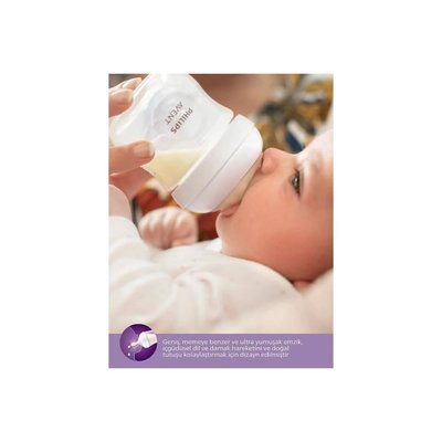 Philips Avent  Doğal Tepkili Pp Mavi Biberon 260ml 1 Ay Mavi